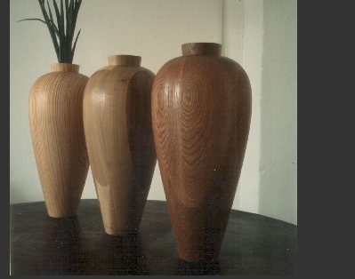 Holzvase